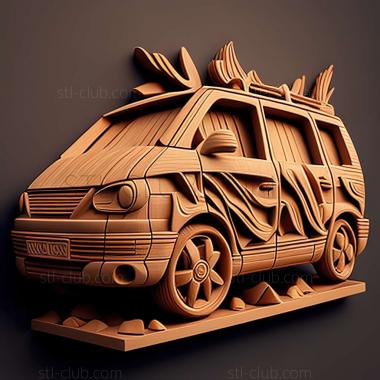 3D model Volkswagen Sharan (STL)